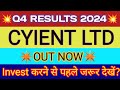 Cyient q4 results 2024  cyient results today  cyient share latest news  cyient share results