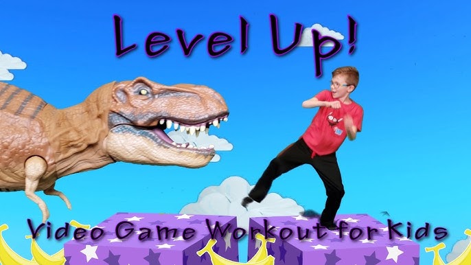 Brain Break For Kids  Jurassic World Freeze Dance 