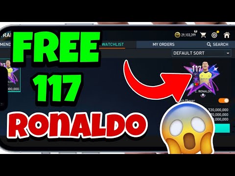 How To Get Ronaldo of 117 ovr in Fifa Mobile For Free! (New Glitch)