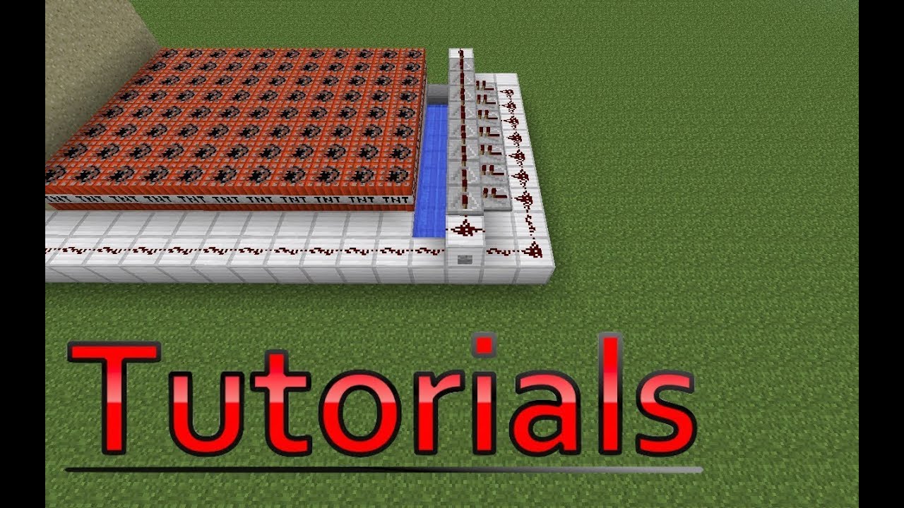 Minecraft : Créer un trampoline à TNT - YouTube