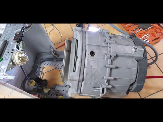 Cambio de rodamientos en lavadora Zanussi FL908 - YouTube
