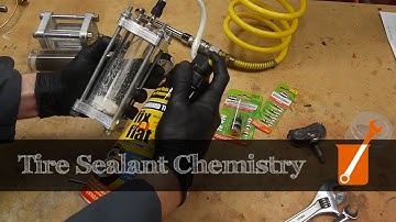 Tire sealant chemistry and tire pressure monitors