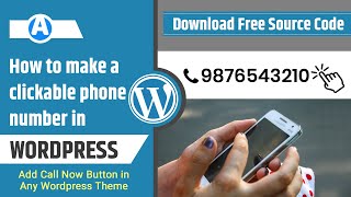 How to create a link for a phone number in WordPress | Easy method