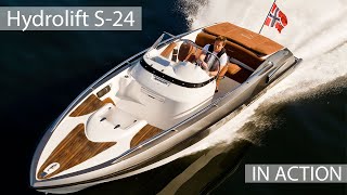 Hydrolift S-24. Limited Edition! [Boat in action]