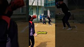 This Softball Pitcher Is So Good She Made Him Fall Down On His Knees