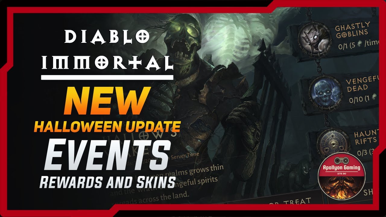 Diablo Immortal Update Adds Halloween Event, New Cosmetics - Gameranx