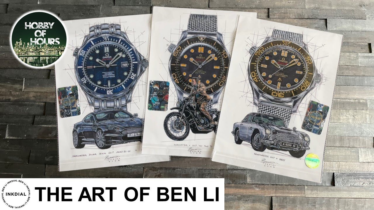 InkDial - The Art of Ben Li (Watches, Cars, James Bond & More) - YouTube