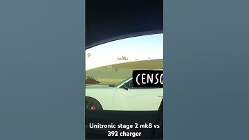 My Unitronic stage 2 mk8 gti vs 392 Charger 60 Roll
