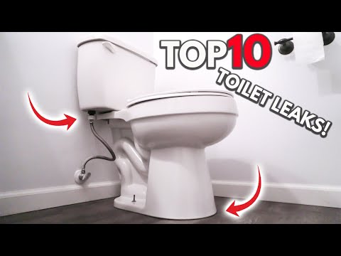 Video: Hvorfor lækker toiletkummen og lækker vand ind i toilettet?