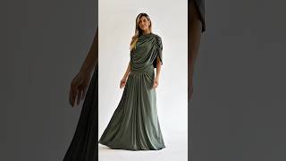 Vestido Longo Verde Oliva Viviane