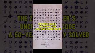The Zodiac Killer's Uncrackable Code: A 50-Year Mystery Solved #history #facts #blackhistorian