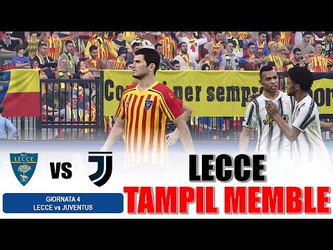 LECCE TAMPIL MEMBLE (Lecce vs Juventus) - PES2021