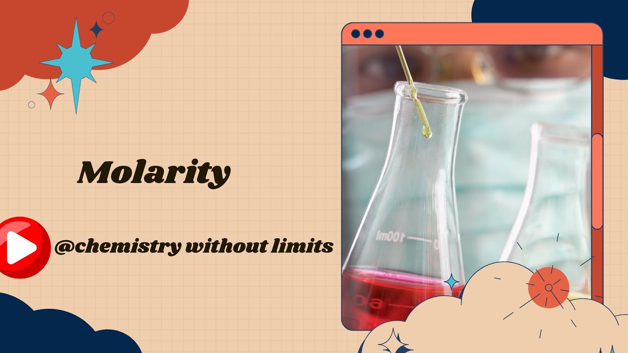 حساب تركيز المحاليل باستخدام وحدة الـ molarity
