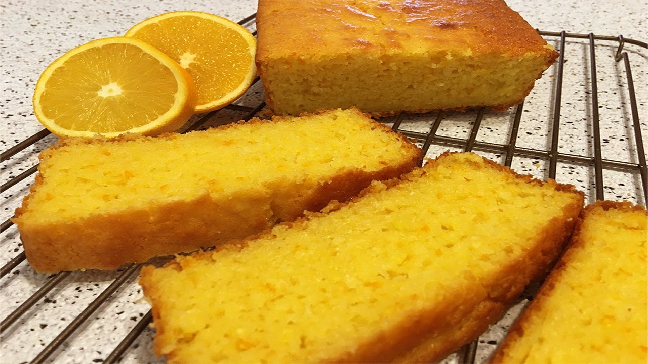 Orange cake recipe in 5 minutes Super easy cake in a Blender YouTube