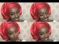 Easy Tutorial | How To Tie Your Own Sego Headtie 'Gele' With Perfect Pleats