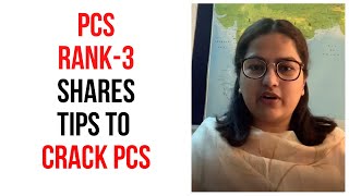 Parleen Kaleka, Rank 3, PCS 2018 - Sharing some inputs