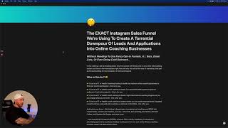The EXACT IG Sales Funnel That Is Creating A Torrential Downpour Of Leads And App For Online Coaches