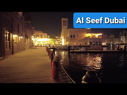 Al SEEF| Dubai Creek| Virtual Walk Tour| 2021| Dubai Tourist Attractions|[4k]