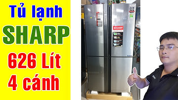 Tủ lạnh Sharp Inverter SJ-FX631V 626 lít 4 cánh