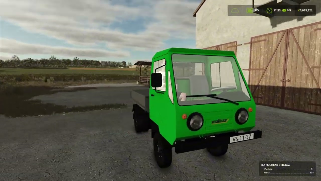 Koupili jsme Multicar M25 (tahle Multikára je můj rozpracovaný mód)