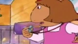 Arthur Farts In Bath Tub - Watch How D.w. Reacts