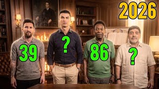 "How Old Are Messi, Ronaldo, Pelé & Maradona in 2026?"