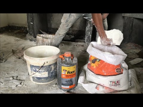 Videó: Homlokzati Gitt: Vízálló és Fagyálló Cementkeverék Kültéri Használatra, 