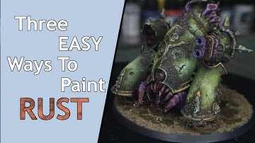 Three FAST and EASY Ways to Paint Rust
