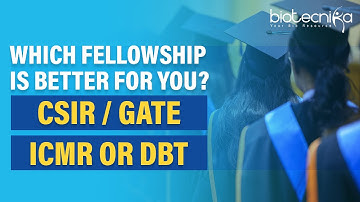 Which Fellowship Is Better For You? – CSIR / GATE / ICMR / DBT
