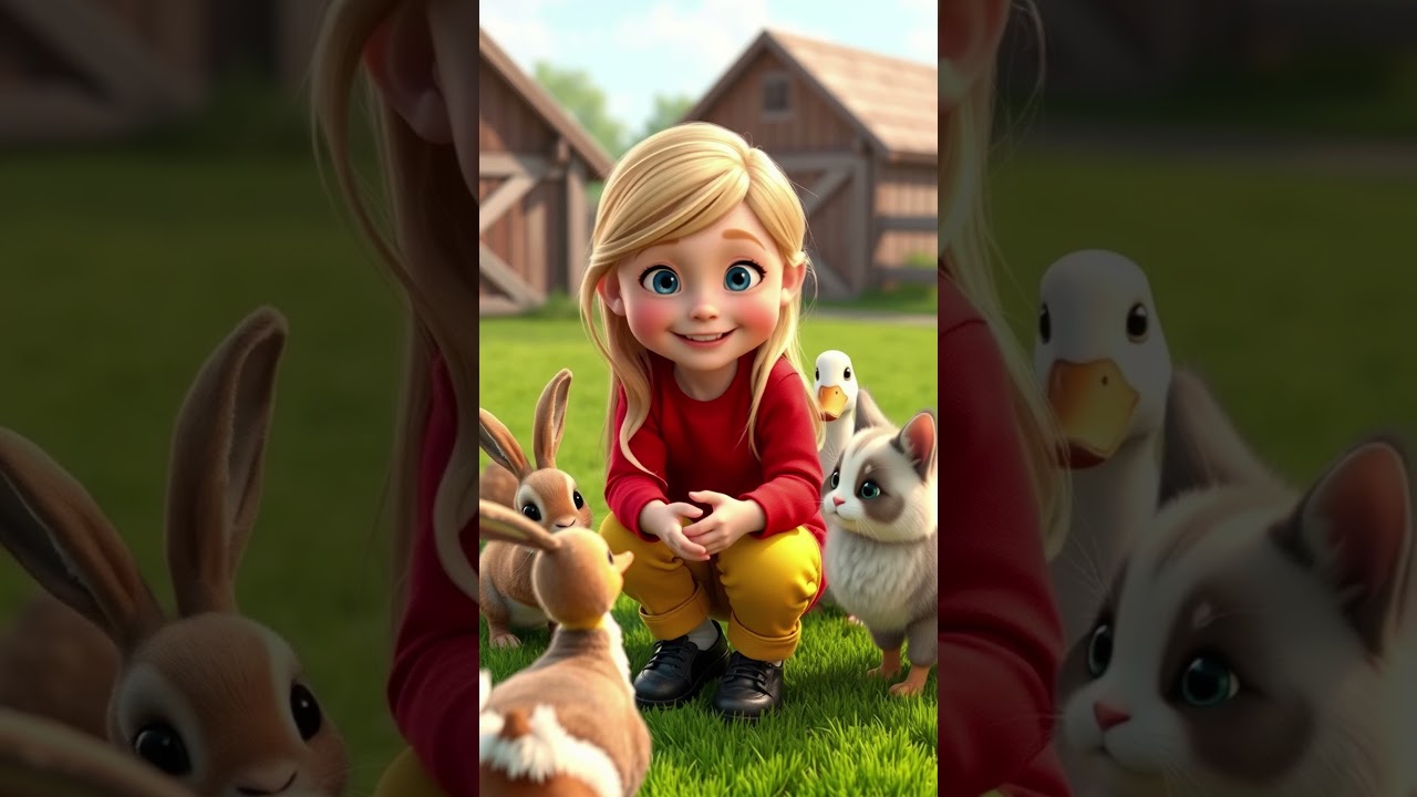 Fun on the Farm! Animated Short for Toddlers and Kids