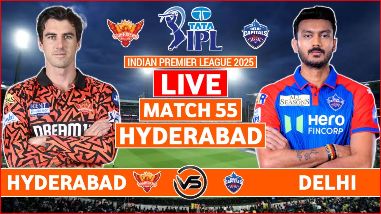 IPL 2025 Live: Sunrisers Hyderabad vs Delhi Capitals Live | SRH vs DC Live Commentary | Rain Update
