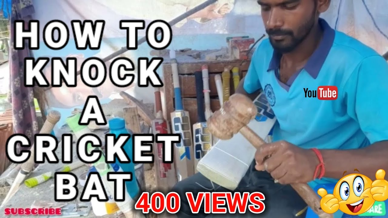 How to knocking and season in cricket bat YouTube