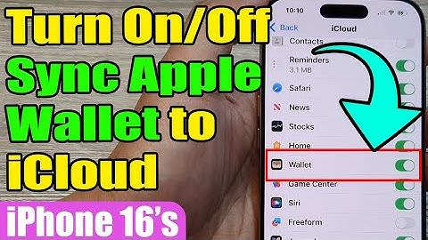🔄 How to Enable/Disable Sync Apple Wallet to iCloud on iPhone 16/16 Pro Max 📱 iOS 18