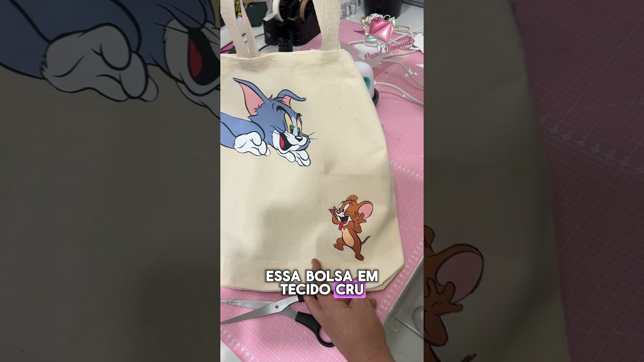 Personalizar tecido com transfer para tecido.  