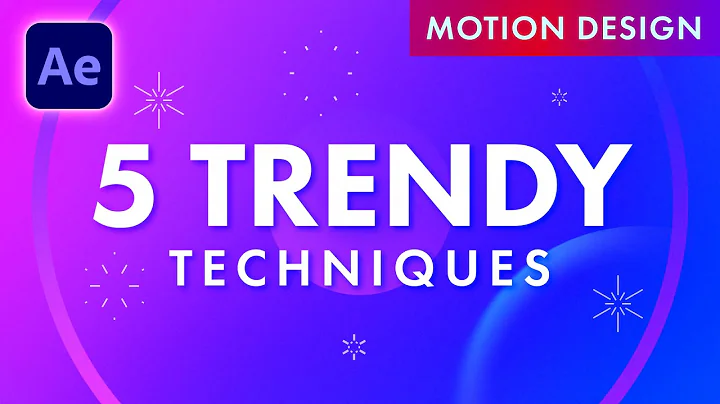 5 Trendy Motion Graphic Gradient Reveal Techniques | After Effects Tutorial