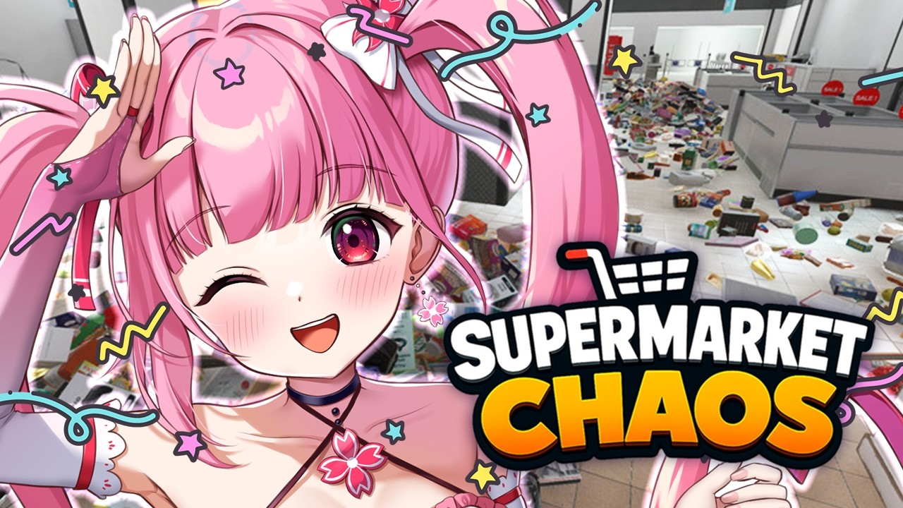 SUPERMARKET スーパーマーケット　空音 Supermarket Chaos】時間が許す限りのお片付けを【春咲美桜】 - YouTube