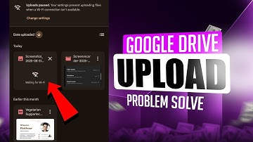 How to Fix Google Drive Waiting to Upload Error | Google Drive Waiting for Wifi Problem