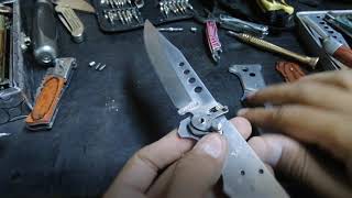 How to assembly folding knife /شرح إعادة تركيب مطواه سوسته