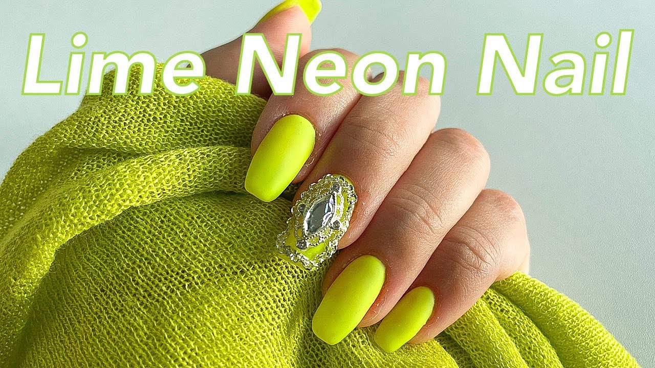 [셀프네일] 막바지 꾸안꾸 여름 라임네온 네일 💛 | Lime Neon Nail | self nail | 젤연장 | 더젤