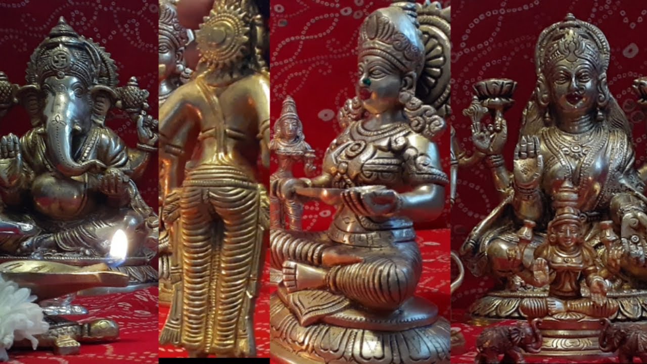 என்னோட Antique brass status collection 