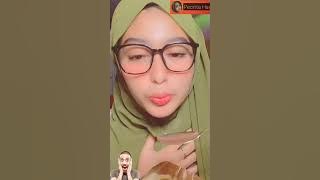 bigo live hijab maya mainin sendok🤭 😉
