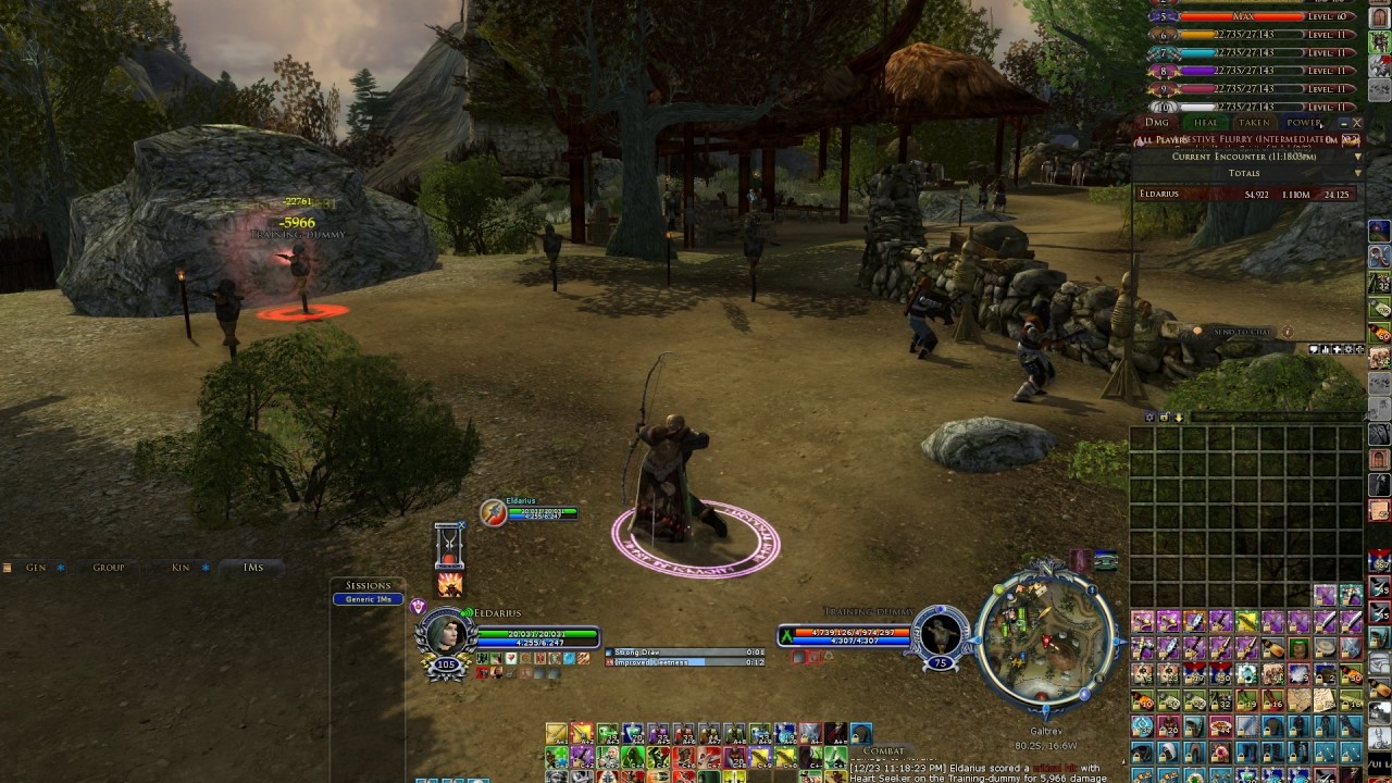 LOTRO Hunter DPS, average parse (30s) YouTube