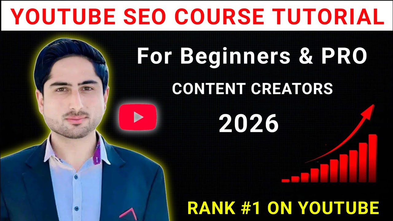 YouTube SEO Full Course 2026 | How i Rank #1 On YouTube - Grow Your YouTube Channel & Make Money