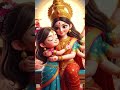 Maa Sabse Zyada Pyaar Karti Hai 💖Bachpan Ki Bhakti Sabse Sacchi 🙏🌸