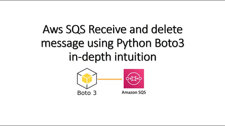 Aws SQS Receive and delete message using Python Boto3