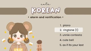 Cute Korean Ringtones 🍡 | alarm and notification | (free download) screenshot 5