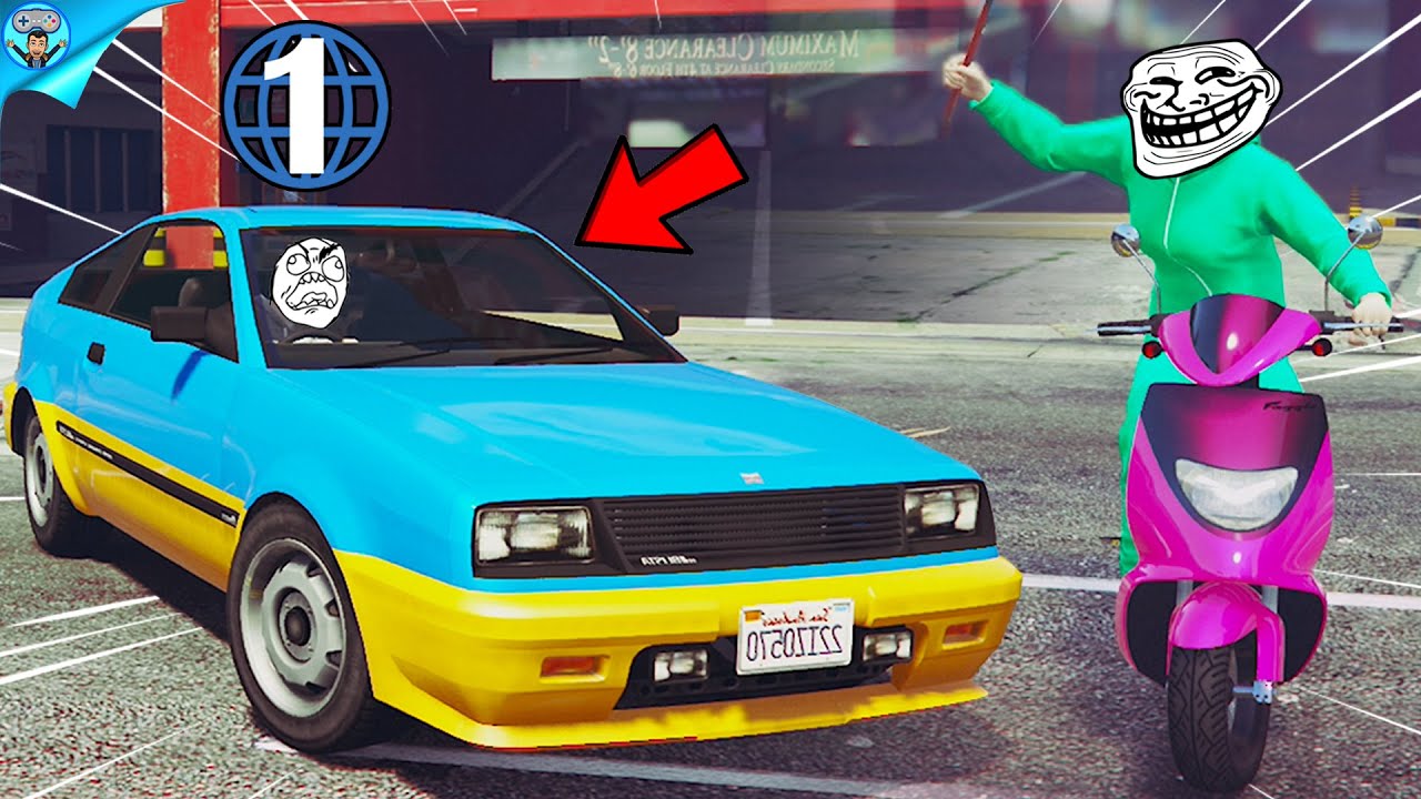 Троллинг новичков низкого уровня в GTA — это так весело 😂