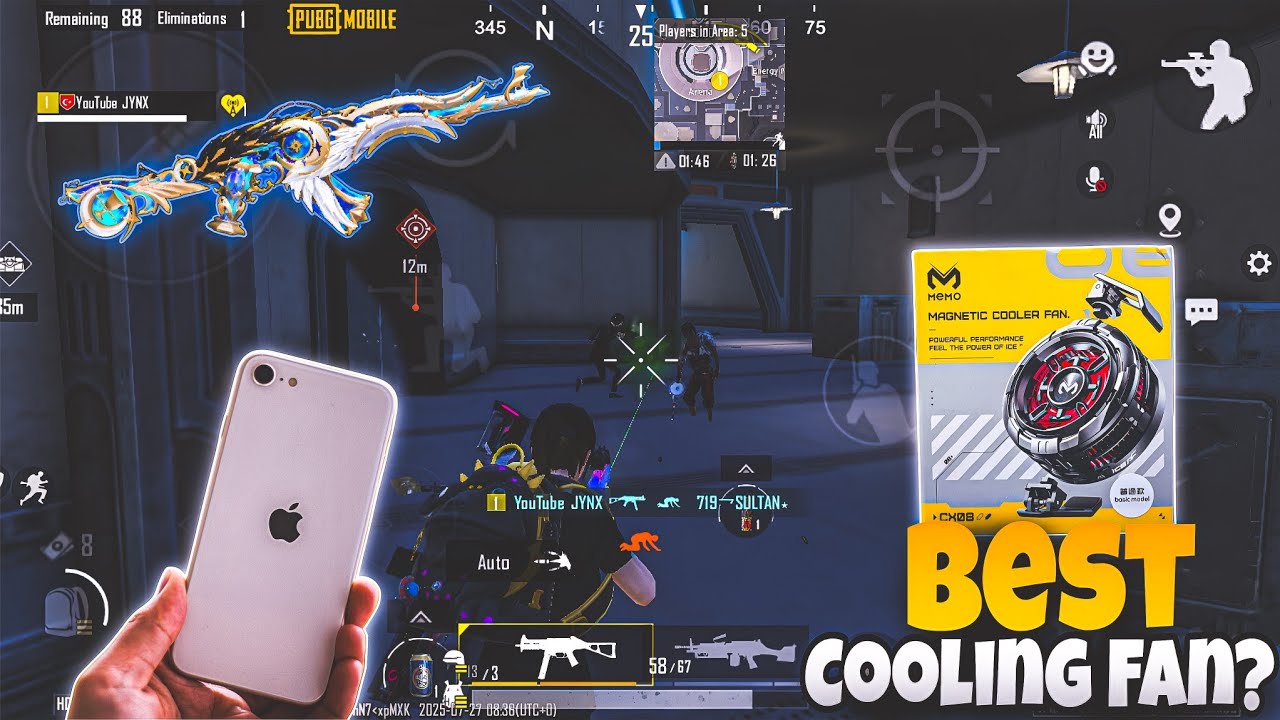 Update 3.9 🔥 ⚔️ iPhone SE 2020 + Cooling Fan Pubg Test In 2025 – Max Graphics Pubg Test!