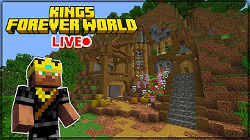 🔴 Minecraft Forever World LIVE | Nether Tunnels and Chatting