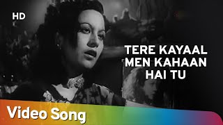 Kahan Hai Tu Mere Sapnon Ke Raja Afsana 1951 Veena Lata Mangeshkar Bollywood Clic Song